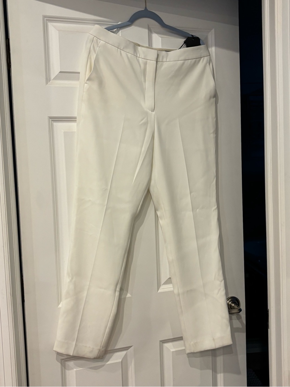 rag & bone White Tailored Straight-Leg Trousers New with tags